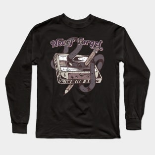 Retro Music Never Forget Long Sleeve T-Shirt